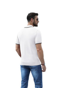 Camiseta Polo Personalizada para Hombre, Nuevo Diseño de Moda, Logotipo Personalizado, Manga Corta, Ropa de Golf a Rayas, Camisetas Polo para Hombre, Camisetas de Golf - Product Image 5
