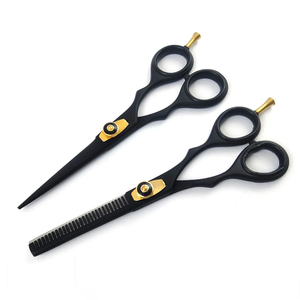 Ciseaux de coiffure de haute qualité 2x, 5,5 pouces, ciseaux de barbier professionnels en acier inoxydable, instrument chirurgical pour la coiffure - Product Image 1