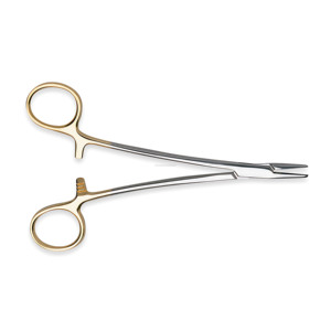 Portaagujas de Carburo de Tungsteno Webster con Anillos Dorados para Sutura Quirúrgica, Instrumentos Veterinarios, Proveedor Mayorista - Product Image 2