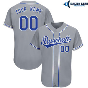 Men Baseball Jersey Custom Logo Team Wear Quick Dry Athletic Uniform Shirt - Product Image 3