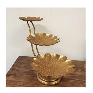 Expositor de metal de diseño moderno y lujoso para pasteles y cupcakes, venta al por mayor para fiestas de cumpleaños y bodas - Product Image 5