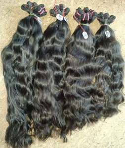 Extensiones de Cabello Indio Virgen de la Mejor Calidad, Colección Auténtica de Templo, Ondulado Profundo, Puntas Gruesas y Voluminosas - Product Image 3