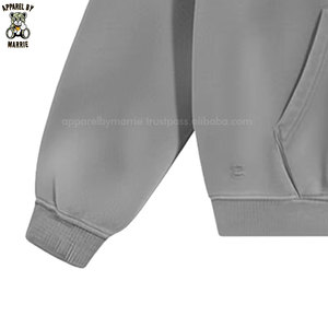 เสื้อฮู้ดดี้ผู้ชายผ้าฝ้ายสไตล์ดิสเทรส ผ้าฝ้ายเนื้อนุ่มสบาย สำหรับแฟชั่นแนวสตรีทแวร์ลำลองและสวมใส่ได้ทุกวัน - Product Image 3