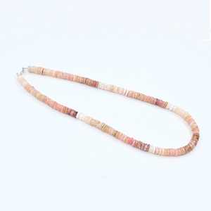 Natural Pink <b>Opal</b> Smooth Heishi Tyre Beaded Choker <b>Necklace</b> 6MM <b>Opal</b> Gemstone Candy <b>Necklace</b> For Women And Girls Wholesale - Product Image 5