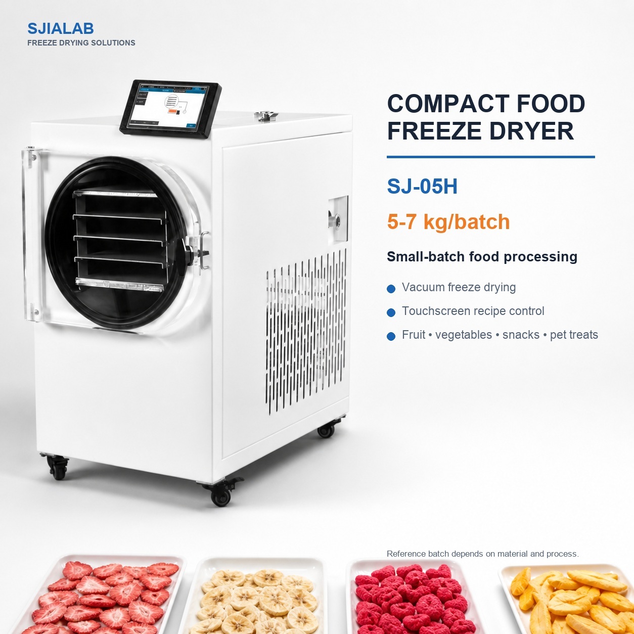 Iot Remote Control ,Food Freeze Dryer 5-7kg (10-15lbs) Food Vacuum Lyophilizer Fruit Vegetable Freeze Drying Equipment