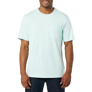 Vente en gros de t-shirts pour hommes, impression de logo personnalisé, coton de haute qualité, col rond, manches courtes, respirant, séchage rapide, décontracté, été - Product Image 4