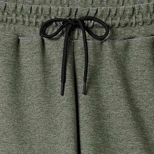 Pantalones Cortos Bermuda de Poliéster/Algodón para Hombre, Estilo Urbano, Cintura Media, Cierre Elástico, Color Sólido, Secado Rápido, Alta Calidad 2026 - Product Image 2
