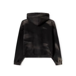 Sweat à capuche délavé OEM en coton molletonné surdimensionné pour homme, style urbain, personnalisé, écologique, vente en gros à prix abordable - Product Image 5