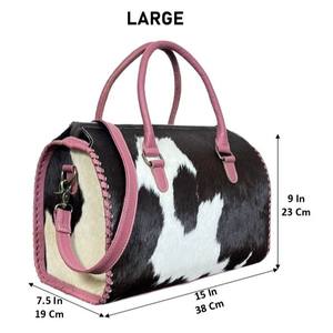 Nueva Bolsa de Viaje de Cuero Vacuno Genuino de Alta Calidad, Diseño Personalizado al por Mayor, Bolsa de Mano Grande para Mujer, Bolsa de Viaje de Fin de Semana - Product Image 2