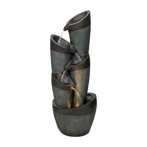 Fontana da Giardino per Interni/Esterni da 100 cm con Luci LED per Decorazione Casa e Giardino - Product Image 1