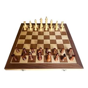Juego de Ajedrez Magnético de Madera Plegable, Ecológico, Personalizado, Hecho a Mano, con Piezas Magnéticas para Niños y Adultos, de Lujo - Product Image 1
