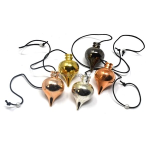 Venta caliente Cobre Latón Martillo Metal Péndulo Venta al por mayor Metal Cobre Reiki Curación Latón Péndulos para la venta - Product Image 2