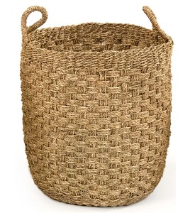 Juego de 2 cestas de mimbre tejidas a cuadros, cestas de almacenamiento hechas a mano, venta al por mayor, ecológicas, hechas en Vietnam - Product Image 3