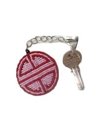 New Arrival <b>Custom</b> Handmade Seed Beads Embroidery Bag Charms Beaded <b>Keychain</b> Accessories Classic Style Lightweight - Product Image 6