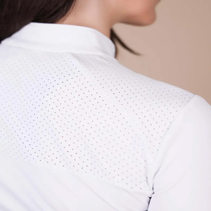 Wholesale Custom Logo Cotton Polyester Equestrian <b>Base</b> <b>Layer</b> <b>Long</b> <b>Sleeves</b> Riding Tops Racing Show Shirt Quick Dry Clothing Women - Product Image 5