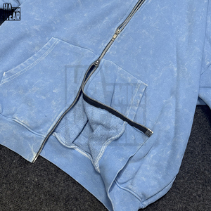 เสื้อฮู้ดดี้พรีเมียมผู้ชาย ทรงเข้ารูป สวมใส่สบาย ผ้าฝ้ายนุ่ม รับผลิตตามแบบ OEM พร้อมสกรีนโลโก้ จำหน่ายจำนวนมาก - Product Image 5