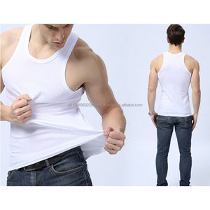 Débardeur de sport OEM vierge pour musculation et gym, sous-vêtement pour homme - Product Image 4