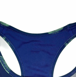 Women's Racerback Sports Bra With Removable Pads Breathable <b>Mesh</b> Medium Support Yoga <b>Top</b> Solid Color Seamless Design - Product Image 4