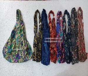 2024 nouveau bandeau coloré luxe coton imprimé bandeaux pour les filles en gros inde bandeaux en soie bandeaux en soie de l'inde - Product Image 1