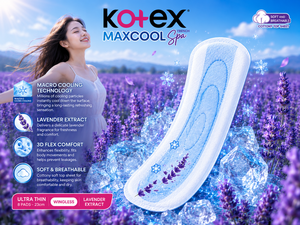 Kotex Max <b>Cool</b> Sanitary <b>Pads</b> Ultra Thin Wingless 23cm | Premium Feminine Hygiene Products - Product Image 6