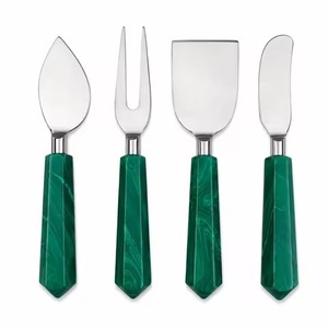 <b>Cheese</b> <b>Knife</b> <b>Set</b> Stainless Steel Blades Wood Handles Durable <b>Cheese</b> Tools for Gourmet Serving - Product Image 4