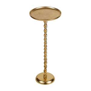 Mesa Consola Antigua con Pedestal, 56 cm de Altura, Diseño Tradicional, Mueble para Sala de Estar, Base Estable de 22 cm de Diámetro, ¡Imprescindible! - Product Image 2
