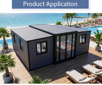 Maison mobile de luxe Yeson à installation facile, conteneur pliable extensible de 20 pieds et 40 pieds, vente en gros directe usine