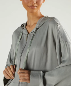 Ensemble de sport modeste grande taille de qualité supérieure pour femme avec fermeture éclair et poches, tenue de sport musulmane à séchage rapide et protection UPF30 - Product Image 3