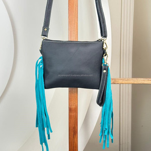 Bolso de mano personalizado para mujer, nuevo diseño, cuero mecanizado a mano, cierre de cremallera suave y cómodo, monedero de piel de vaca auténtica para mujer - Product Image 5