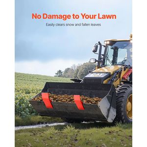 2 pezzi di protezione del bordo del secchio del trattore rosso resistente coperture protettive di nuova generazione per le protezioni della benna - Product Image 2