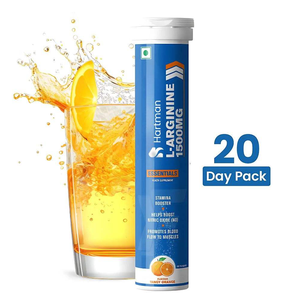 Tangy Orange Flavored L-Arginine 1500mg Effervescent <b>Tablets</b> Stamina Boost Energy Support Powder for Adults Teenagers - Product Image 5