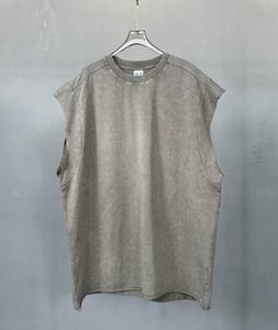 เสื้อกล้ามสีพื้น ผ้าฝ้าย 100% ระบายอากาศดี สวมใส่สบาย สำหรับผู้ชาย แห้งเร็ว เหมาะสำหรับออกกำลังกาย เล่นกีฬา สไตล์วินเทจ สำหรับฤดูร้อน - Product Image 2