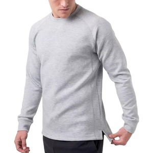 Custom Men 100% Cotton Crewneck Sweatshirt Oversize Plain Blank Pullover Sweater Fleece Manufacturer Sweatshirts for Men - Product Image 1