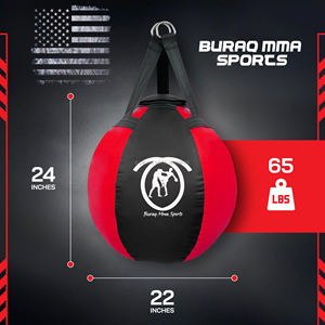 Sac de frappe en PU robuste pour l'entraînement au kickboxing et au MMA - Product Image 1