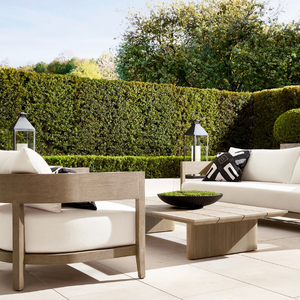 Garden <b>sofa</b> with teak <b>wood</b> <b>frame</b> and soft foam for sitting, modern design, suitable for indoor use, durable - Product Image 6