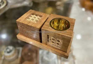 Quemador Mabkhar de madera de diseño antiguo Quemador Bakhoor de color blanco de la mejor calidad para uso en Ramadán por WONDER OVERSEAS - Product Image 2