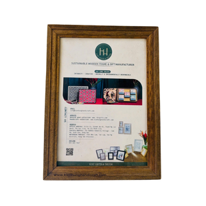 Cadre photo en bois naturel - Cadre photo rustique fait à la main pour la décoration de la maison ou comme cadeau - Product Image 6