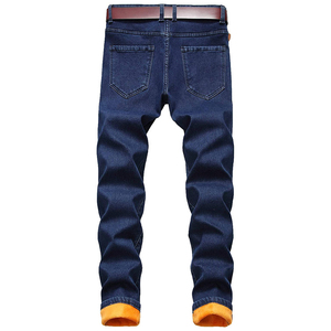 <b>Men</b> Fashion Denim Jeans Slim Fit <b>Stretch</b> Casual Blue Pants Comfortable Cotton Streetwear Wholesale 2026 with custom size - Product Image 2