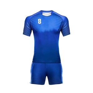 Ensemble maillot et short de rugby sur mesure, style moderne, design personnalisé, pour équipe de club, uniforme de rugby professionnel sublimé - Product Image 4
