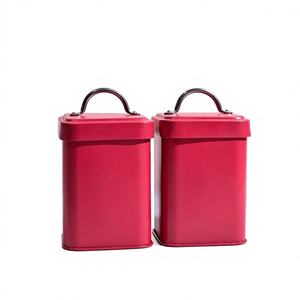Lavie Creations LCa-276 Round Metal Storage <b>Container</b> with Airtight Lid Dishwasher Safe Modern Design for Kitchen Spice Storage - Product Image 1