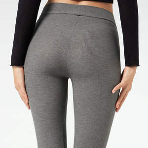 Leggings de Yoga con Cintura Elástica, Ropa Deportiva para Mujer, Algodón Orgánico, Fibra de Bambú, Transpirable, Secado Rápido, Servicio OEM Personalizado - Product Image 6