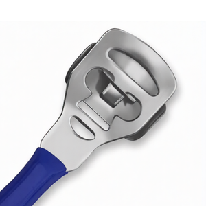 Foot Callus Shaver Hard Skin Corn Remover Blue Stainless Steel Pedicure Tool with 10 Replacement Blades Foot Care Device - Product Image 4