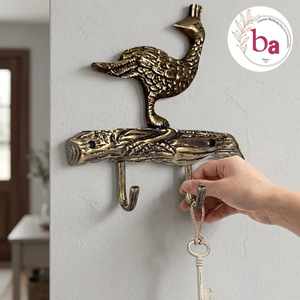 Ganchos de Pared de Hierro Fundido Estilo Vintage Moderno, Autoadhesivos, Ecológicos, Multifuncionales, Ahorro de Espacio, Organización, 10+ Ganchos - Product Image 1