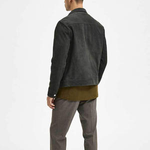 New Coat for Men's Motorcycle Winter <b>Suede</b> <b>Jacket</b> for Men Collar Faux Lamb Wool Lining Warm Leather <b>Jacket</b> - Product Image 4