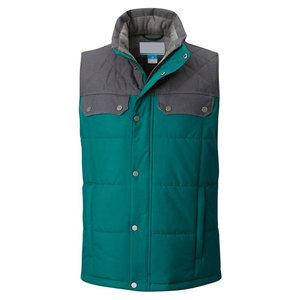 <b>Men's</b> Lightweight Quilted Color-Block Vest Custom Technical Polyester Hooded Neck Outerwear for Outdoor Casual Wear - Product Image 1