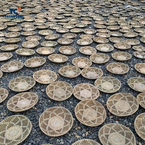 Vente en gros de sets de table en herbe de mer, faits à la main, naturels, tissés, pour table à manger, écologiques, fournisseur de décoration intérieure - Product Image 5