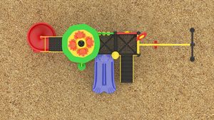 Little Fingers Multi Play Station - Construcción de Plástico y Metal para Edades de 5 a 13 Años - Product Image 2