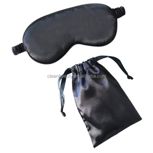 Hot Selling 2pcs Satin Sleep Mask Set Silky Satin Headband Eye Mask Set for Adults Home Travel <b>Scrunchies</b> Storage Pouch Included - Product Image 6