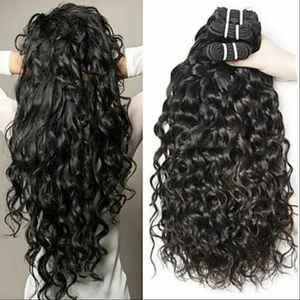 Extensiones de Cabello Humano Rizado Negro Intenso de Alta Calidad, Cabello Brasileño con Rizos Profundos, Paquetes de Cabello Largo, Fáciles de Usar, con Aspecto Cómodo - Product Image 2