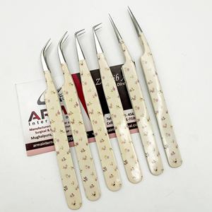 แหนบต่อขนตาแบบเคลือบกระดาษ ดีไซน์ตามสั่ง แหนบแยกขนตาแบบยั่งยืน พร้อมปลายแหลมและฉลากส่วนตัว - Product Image 1